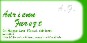 adrienn furszt business card